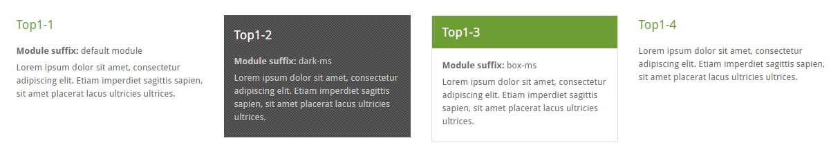 Module Suffixes